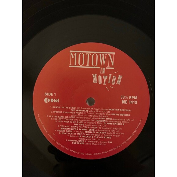 MOTOWN IN MOTION - 28 CLASSIC MOTOWN DANCE HITS - THE ORIGINAL HITS - Picture 4 of 7